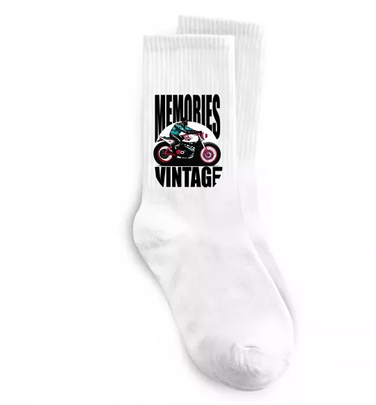 Шкарпетки Memories Vintage Білий фото