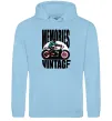 Чоловіча толстовка (худі) Memories Vintage Блакитний фото