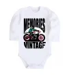 Детский боди Memories Vintage Белый фото