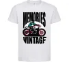 Детская футболка Memories Vintage Белый фото