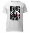 Чоловіча преміум футболка Memories Vintage Білий Чоловіча преміум футболка Memories Vintage Білий фото
