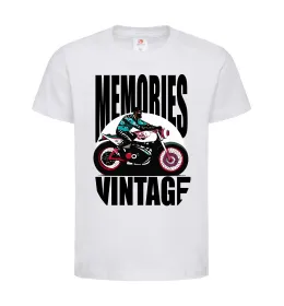 Детская футболка Memories Vintage Белый фото