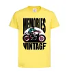 Детская футболка Memories Vintage Лимонный фото