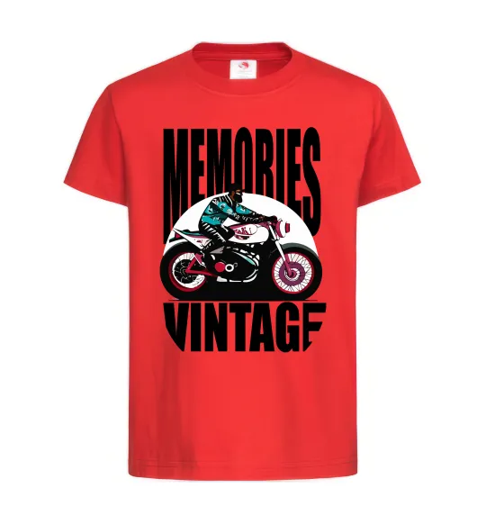 Детская футболка Memories Vintage Красный фото