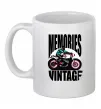 Чашка керамическая Memories Vintage Белый Чашка керамическая Memories Vintage Белый фото
