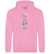 Мужская толстовка (худи) MOON Розовый фото