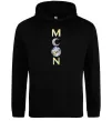 Чоловіча толстовка (худі) MOON Чорний фото