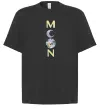 Футболка Оверсайз MOON Чорний фото