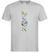 Мужская футболка MOON Серый фото
