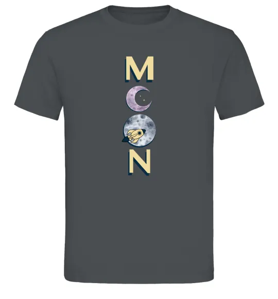 Мужская футболка MOON Графит фото