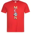 Мужская футболка MOON Красный фото