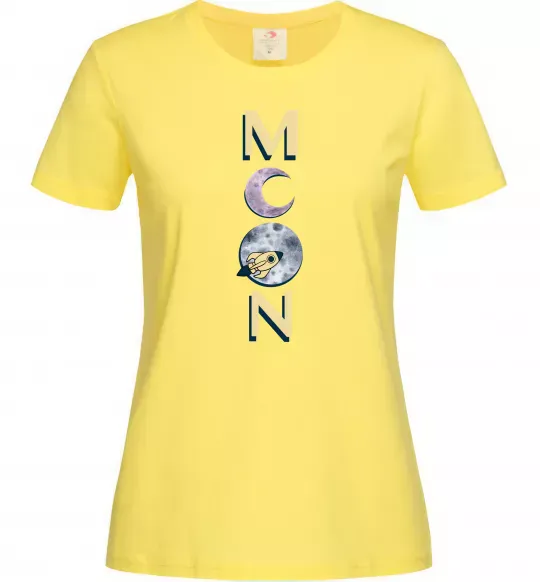 Женская футболка MOON Лимонный фото