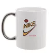 Чашка с цветной ручкой Nike east 1964 Серебро фото