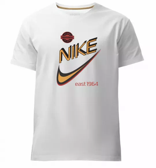 Мужская премиум футболка Nike east 1964 Белый фото