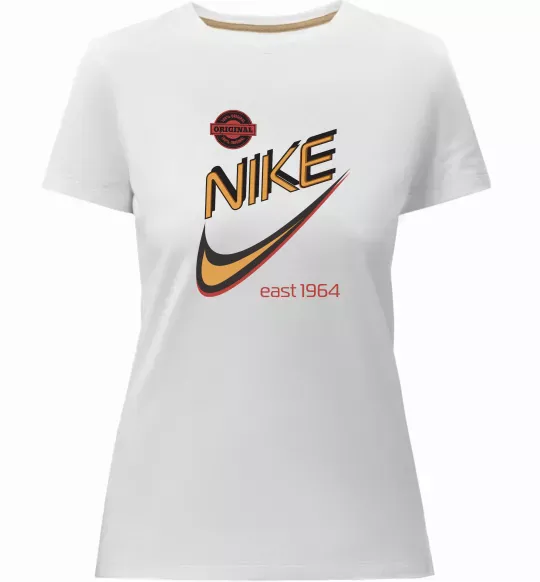 Жіноча преміум футболка Nike east 1964 Білий фото