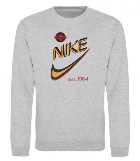 Свитшот Nike east 1964 Серый меланж фото