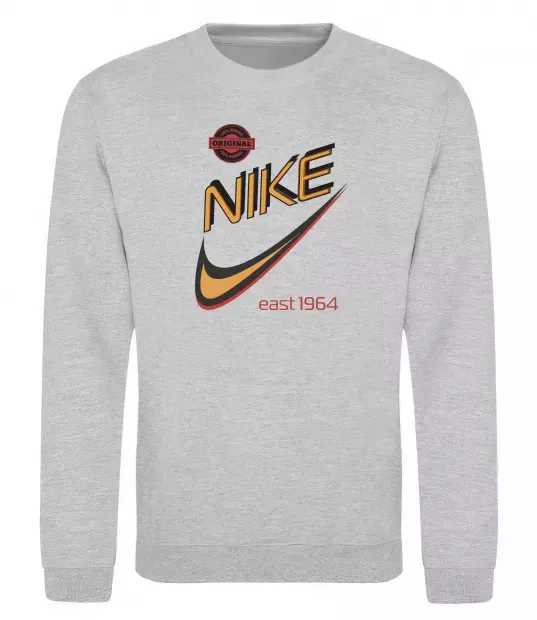 Свитшот Nike east 1964 Серый меланж фото