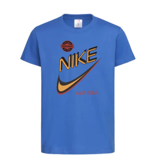 Детская футболка Nike east 1964 Ярко-синий фото