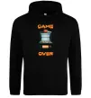 Чоловіча толстовка (худі) Vintage GAME OVER Чорний фото
