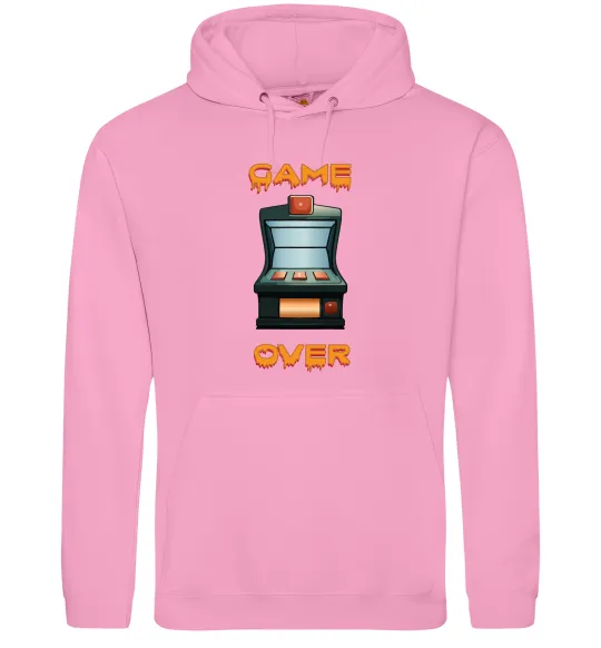Женская толстовка (худи) Vintage GAME OVER Розовый фото
