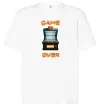 Футболка Оверсайз Vintage GAME OVER Білий фото