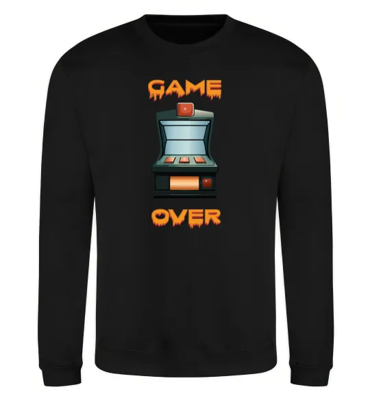 Світшот Vintage GAME OVER Чорний фото