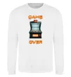 Світшот Vintage GAME OVER Білий фото