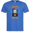 Чоловіча футболка Vintage GAME OVER Яскраво-синій Чоловіча футболка Vintage GAME OVER Яскраво-синій фото
