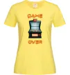 Жіноча футболка Vintage GAME OVER Лимонний фото