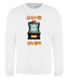 Світшот Vintage GAME OVER Білий фото