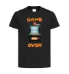Детская футболка Vintage GAME OVER Черный фото