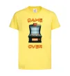 Детская футболка Vintage GAME OVER Лимонный фото