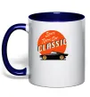 Чашка с цветной ручкой Retro Car CLASSIC Глубокий темно-синий Чашка с цветной ручкой Retro Car CLASSIC Глубокий темно-синий фото