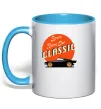 Чашка с цветной ручкой Retro Car CLASSIC Голубой Чашка с цветной ручкой Retro Car CLASSIC Голубой фото