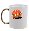 Чашка с цветной ручкой Retro Car CLASSIC Золото Чашка с цветной ручкой Retro Car CLASSIC Золото фото