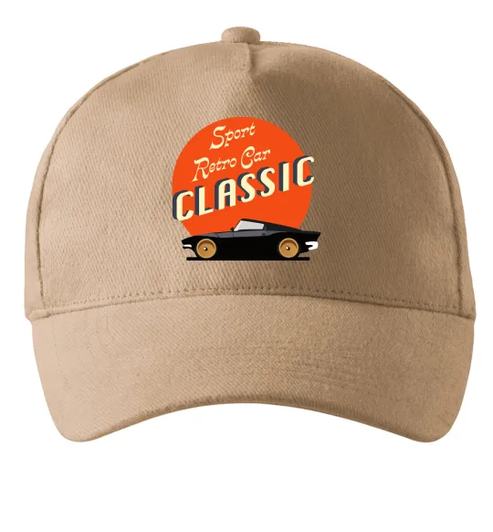 Кепка Retro Car CLASSIC Песочный фото