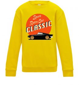 Детский Свитшот Retro Car CLASSIC