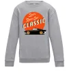 Детский Свитшот Retro Car CLASSIC Серый меланж Детский Свитшот Retro Car CLASSIC Серый меланж фото