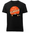 Мужская премиум футболка Retro Car CLASSIC Черный фото