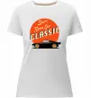 Женская премиум футболка Retro Car CLASSIC Белый фото