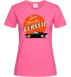 Женская футболка Retro Car CLASSIC Ярко-розовый фото