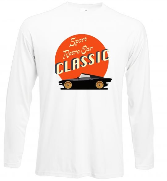 Реглан Retro Car CLASSIC Белый фото