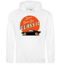 Женская толстовка (худи) Retro Car CLASSIC