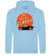 Жіноча толстовка (худі) Retro Car CLASSIC Блакитний фото
