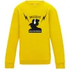 Детский Свитшот Music Old School Солнечно желтый фото