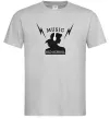 Мужская футболка Music Old School Серый Мужская футболка Music Old School Серый фото