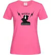 Жіноча футболка Music Old School Яскраво-рожевий Жіноча футболка Music Old School Яскраво-рожевий фото