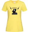 Жіноча футболка Music Old School Лимонний Жіноча футболка Music Old School Лимонний фото