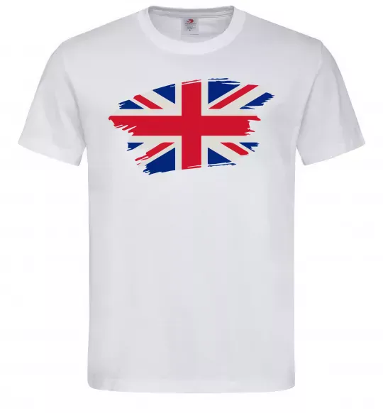 Мужская футболка Флаг Англії, колір - білий, розмір - XL Белый фото