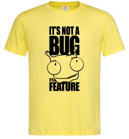 Мужская футболка It's not a bug it's a feature,М Мужская футболка It's not a bug it's a feature,М
